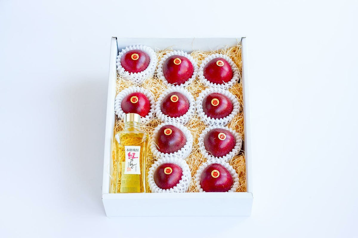 パッションフルーツと紅さんごセット