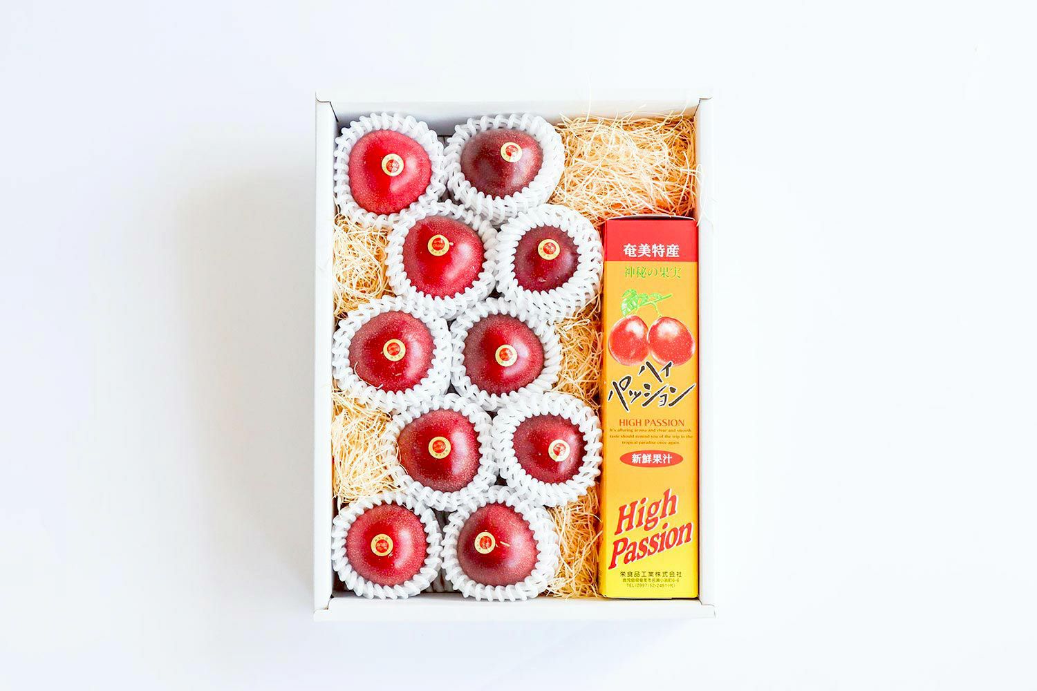 ギフトにおすすめ】パッションフルーツ果実とジュースセット | 奄美