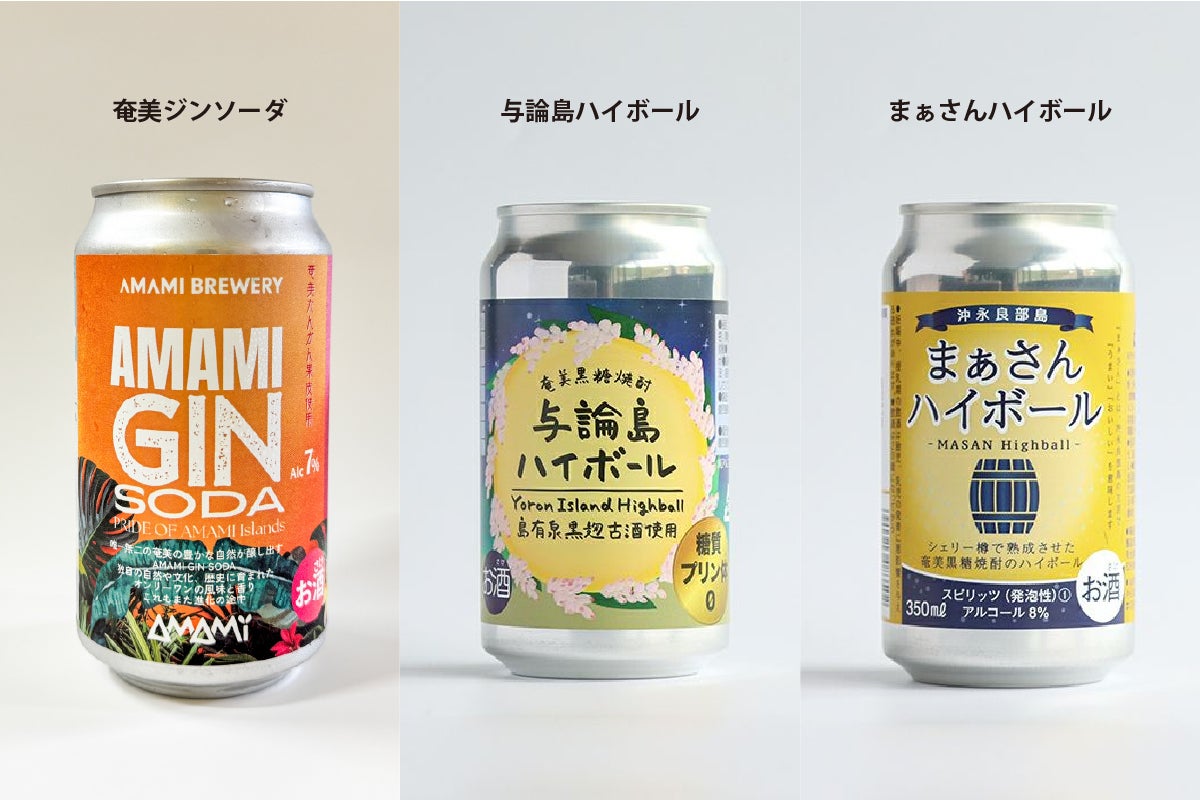 奄美群島クラフトビールと、選べる！島ハイボールのおつまみセット