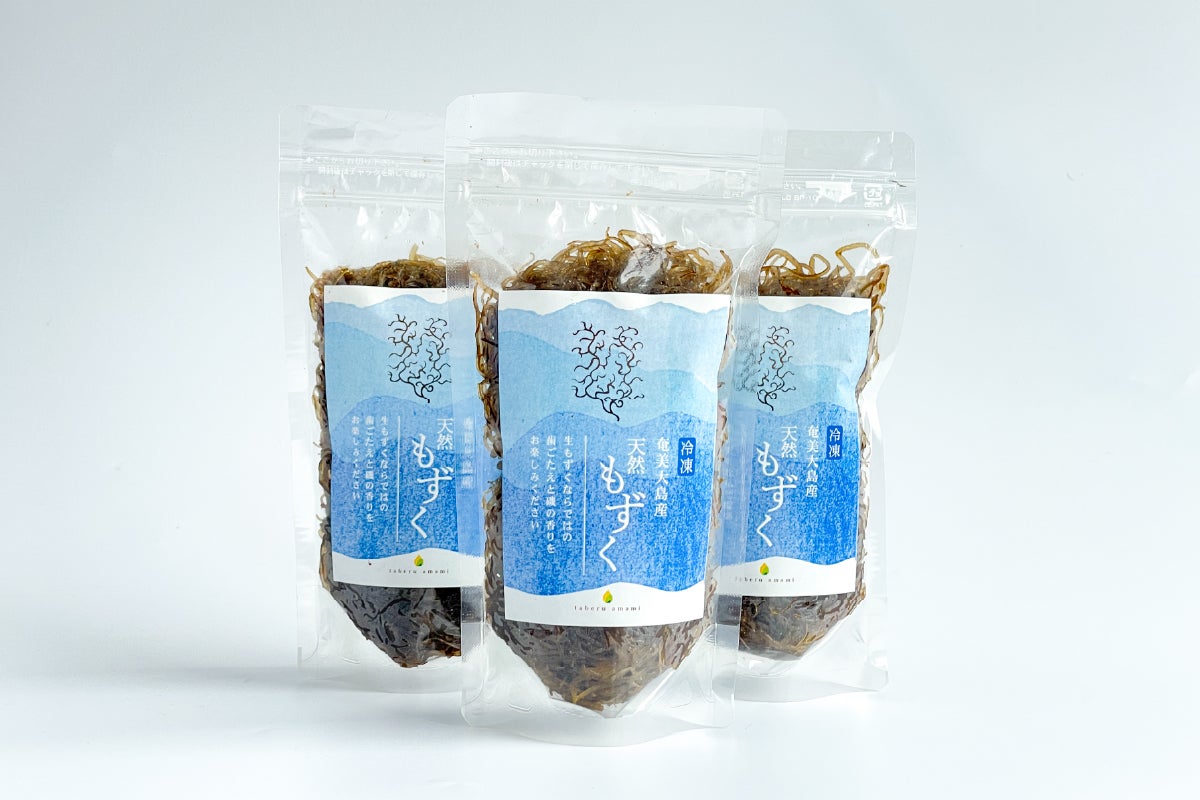 奄美産生もずく 150g×3パックセット（450g） | 奄美産直いっちば