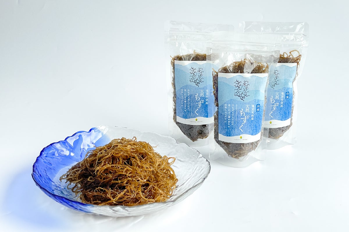 奄美産生もずく 150g×3パックセット（450g） | 奄美産直いっちば