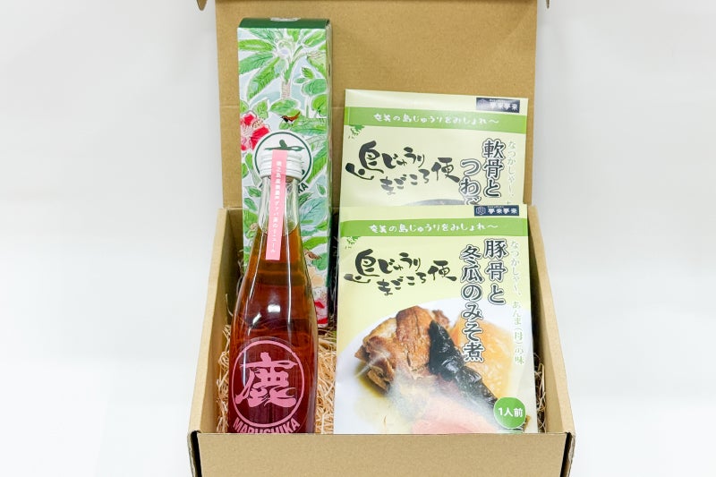 徳之島から黒糖焼酎幻の銘柄「マルシカ」と島じゅーりのギフトセット