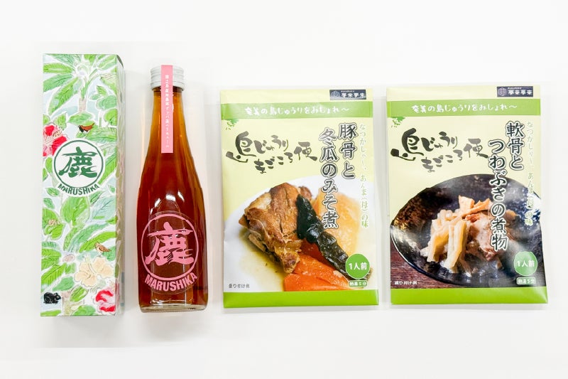 徳之島から黒糖焼酎幻の銘柄「マルシカ」と島じゅーりのギフトセット
